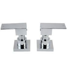 Alessandro Short Twin Shower Tap Set